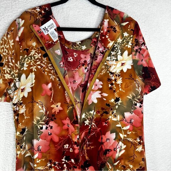 Maggie Sweet June Wildflower Dress Vintage 1X - Picture 8 of 11